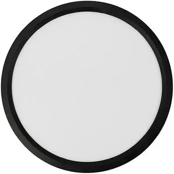 Luxula LED-Panel rund 22W, schwarz, &Oslash;30cm (LX300216)