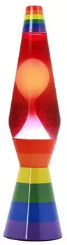 itotal Love is Love XL2185 glass lava lamp 36 cm multicoloured
