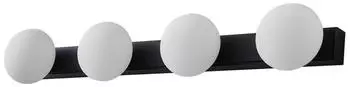 Lucande Myrra LED-Wandleuchte Aluminium, schwarz, IP44 (10020129)