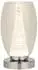 Searchlight Cyclone LED-Tischleuchte, chrom/klares Glas, 20,5cm