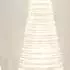 Searchlight Cyclone LED-Tischleuchte, chrom/klares Glas, 20,5cm