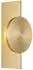 Globo Jasper LED-Wandleuchte, messing matt, Spot verstellbar, H 28cm