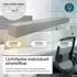 Luxula LED Linearleuchte 120cm 40W CCT 3000-6500K grau (LX700313)