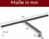 Kalb Schwebetürenschrank-Aufbauleuchte 4er Set 600mm neutralweiß, silbergrau (KA210054_S4)