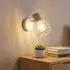 Globo LED-Wandleuchte schwenkbar, weiß, Metall (H 16,5cm)