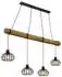 Globo Caldwell LED-Pendelleuchte, schwarz, 4-flammig, höhenverstellbar, H 150cm