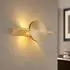 Globo JASPER LED-Wandleuchte, verstellbarer Spot, messingfarben, H 20cm