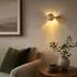 Globo JASPER LED-Wandleuchte, verstellbarer Spot, messingfarben, H 20cm