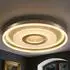 Globo CARDENAS LED-Deckenleuchte, Glas, champagnerfarben matt, Ø40cm