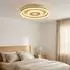 Globo CARDENAS LED-Deckenleuchte, Glas, champagnerfarben matt, Ø40cm