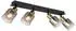 Globo LED-Deckenstrahler 4-flammig, schwarz, Metall (H 18,2cm)