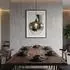 Globo LED-Pendelleuchte Rauchglas, schwarz, Metall, H 120cm