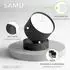 SSC-LUXon SAMU Decken-Aufbauspot schwenkbar, schwarz, GX53 LED 3W, 3CCT