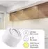 Oktaplex Lile LED-Aufbaustrahler weiß, dimmbar, schwenkbar, 4,8W, 3000K (12x17099.3K)