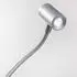 Kalb LED Bettleuchte 3W warmweiß, silbergrau