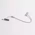 Kalb LED Bettleuchte 3W warmweiß, silbergrau