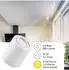Oktaplex Lile M LED-Aufbaustrahler Aluminium weiß, warmweiß 2700K, 3-Stufen dimmbar (Lile M)