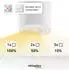 Oktaplex Lile M LED-Aufbaustrahler Aluminium weiß, warmweiß 2700K, 3-Stufen dimmbar (Lile M)