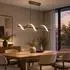 Globo SPIRO LED-Pendelleuchte beige, Metall, kürzbar (67384H)