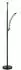 Globo LED-Stehlampe mit Lesearm, Touch-Dimmer, CCT, schwarz, 183cm
