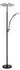 Globo LED-Stehlampe mit Lesearm, Touch-Dimmer, CCT, schwarz, 183cm