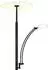 Globo LED-Stehlampe mit Lesearm, Touch-Dimmer, CCT, schwarz, 183cm