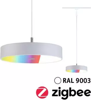 Paulmann URail Pendel Hildor Zigbee 3.0 RGBW+ 10W signalwei&szlig; (95680)