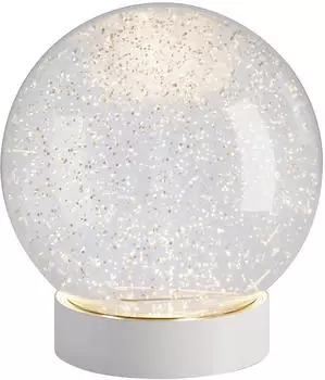 Sompex LED-Dekoleuchte Glamor Bauble &Oslash;13 cm wei&szlig;