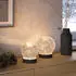 Sompex LED-Dekoleuchte Glamor Bauble Ø15 cm schwarz