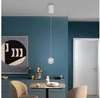 SCH&Ouml;NER WOHNEN-Kollektion LED Pendelleuchte "LINI" LED-Board 1 Stk. Warmwei&szlig;