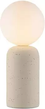 Sch&ouml;ner Wohnen LED Tischleuchte Traventa &Oslash; 14cm H35cm wei&szlig;