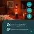 Eglo LED Lavalampe 39,5 cm bordeaux