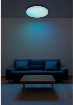Globo LED Deckenleuchte Dwain &Oslash;37cm H7cm wei&szlig; matt (93014207-0)