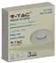 V-TAC LED-Deckenleuchte weiß, Eisen, Farbwechsel, Fernbedienung, Ø75cm (VT-7752-N)