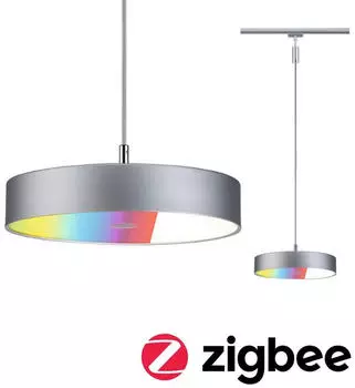 Paulmann URail Pendel Hildor Zigbee 3.0 RGBW+ 10W chrom matt (95679)