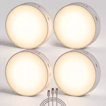 Northpoint LED Schranklichter Spots 4er-Set wei&szlig;