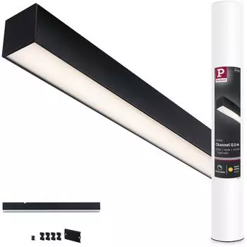 Paulmann Linion Lichtkanal LED 0,5m 8,5W 3000K signalschwarz (98167)