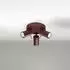Sollux LED Deckenleuchte Tuba Ring 3x GU10 braun