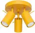 Sollux LED Deckenleuchte Tuba Ring 3x GU10 gelb