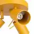 Sollux LED Deckenleuchte Tuba Ring 3x GU10 gelb