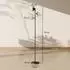 HomCom Stehlampe mit Leselampe, dimmbar, RGB-Farbwechsel (B31-601V90BK)