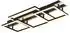 Globo Estrada LED-Deckenleuchte 40W, rechteckig, schwarz matt, Metall (70x33cm)
