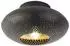 QAZQA Radiance LED-Deckenleuchte, orientalisch, schwarz, Ø25cm (107242)