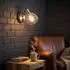Globo LED-Wandleuchte mit Lesefunktion, Chrom, Metall, H 12cm