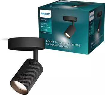 Philips LED Spot Wyatt 5W schwarz (929004779601)