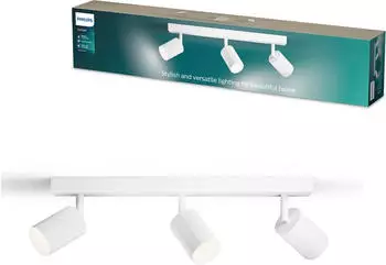 Philips LED Spot Wyatt 3x5W wei&szlig;