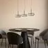 Lucande Martis LED-Pendelleuchte, schwarz, 3-flammig, dimmbar (10041620)