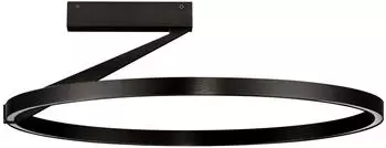 Nova Luce Tilia LED-Deckenleuchte dimmbar CCT 38W schwarz Ø60cm (9088147)