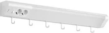 Oktaplex Talin LED-Unterbauleuchte 76cm warmweiß 3000K 14,8W mit Steckdose