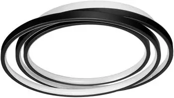 Nova Luce Arbor LED-Deckenleuchte dimmbar, schwarz, &Oslash;44cm, 27W, 3000K (9001095)